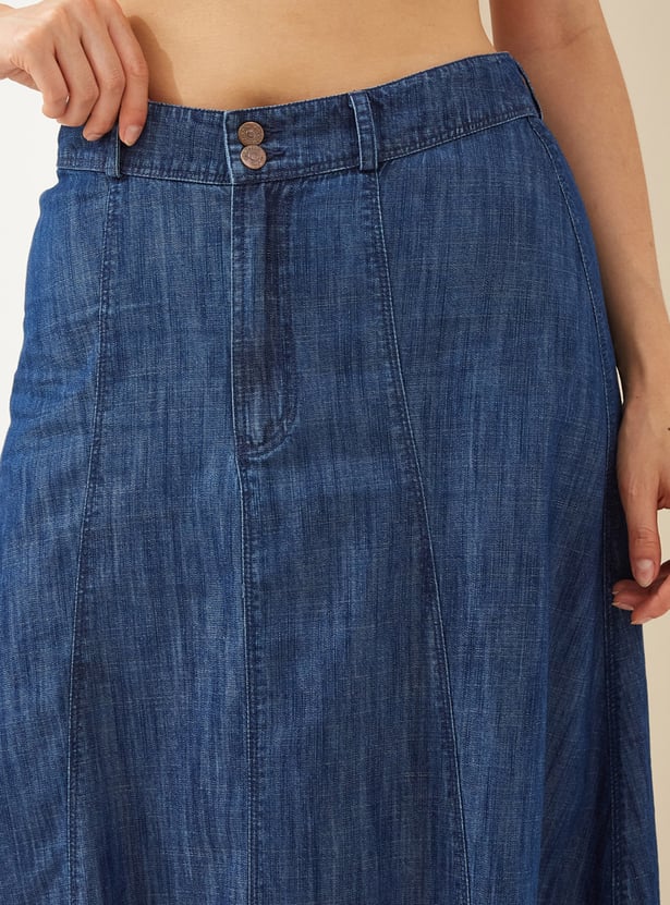 LATIN QUARTERS Denim Skirt