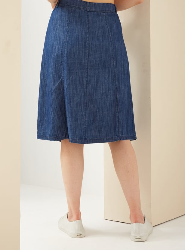 LATIN QUARTERS Denim Skirt