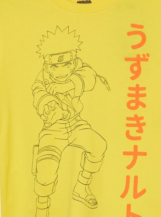 KIDSVILLE Boys Naruto Print T-shirt