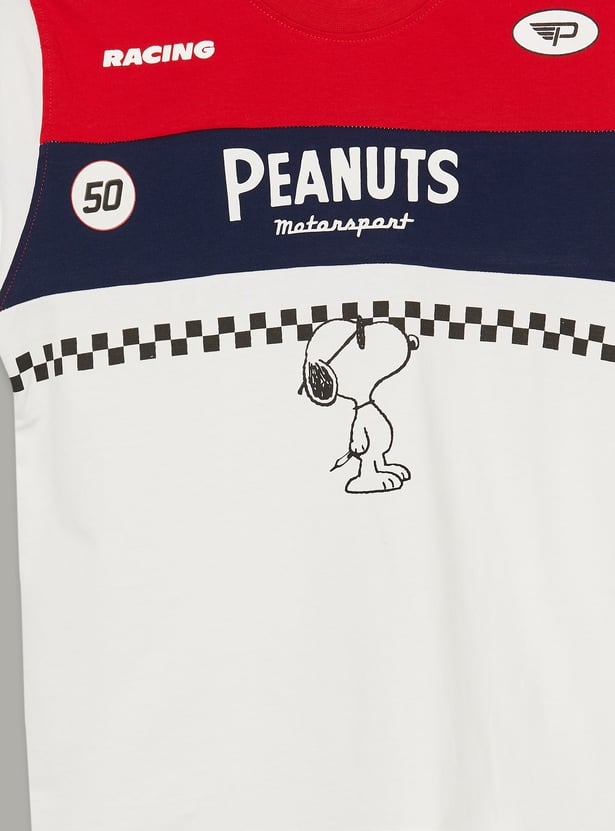 KIDSVILLE Boys Snoopy Graphic Print T-shirt