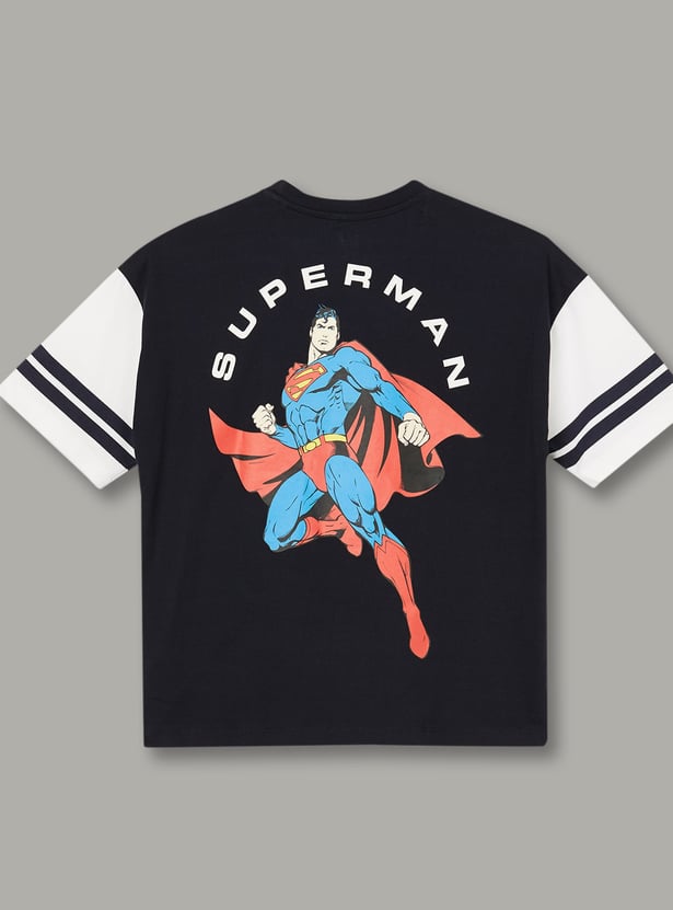KIDSVILLE Boys Superman Graphic Print T-shirt