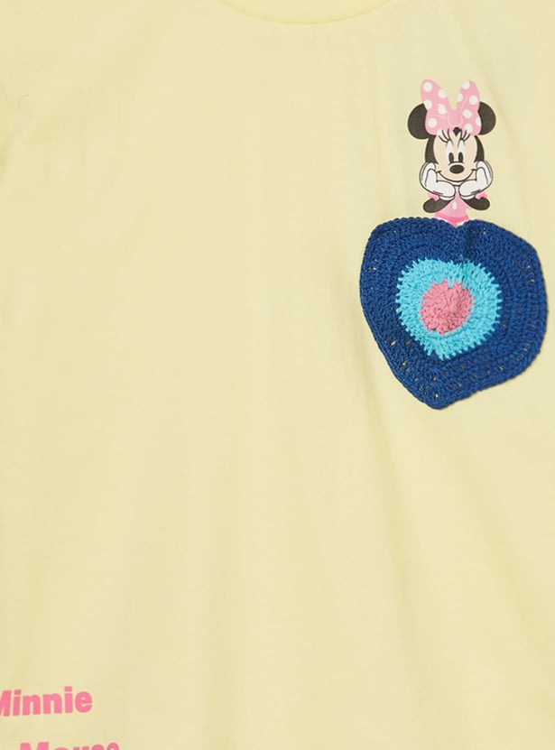 KIDSVILLE Girls Minnie Mouse T-shirt