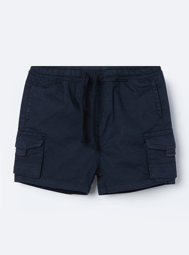 FAME FOREVER Boys Solid Cargo Shorts