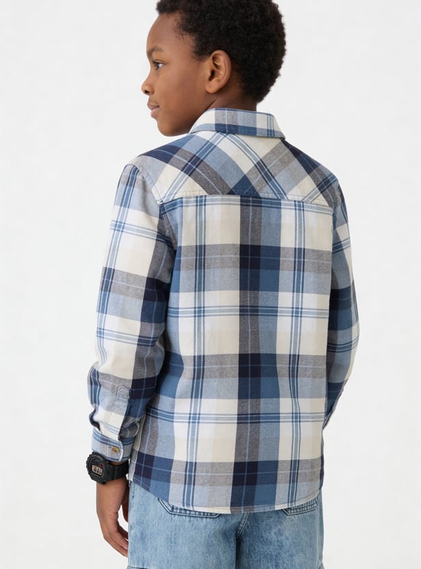 FAME FOREVER Boys Checked Shirt