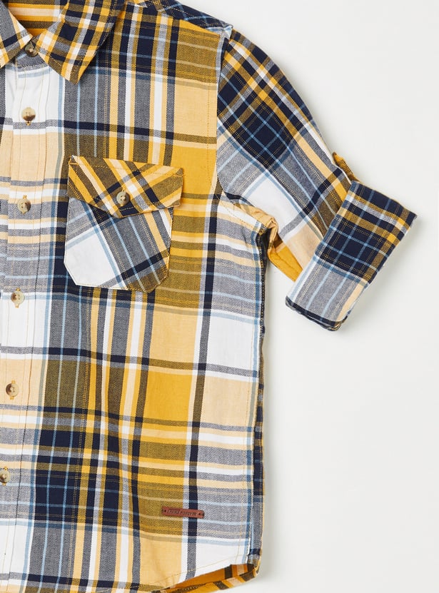FAME FOREVER Boys Checked Shirt