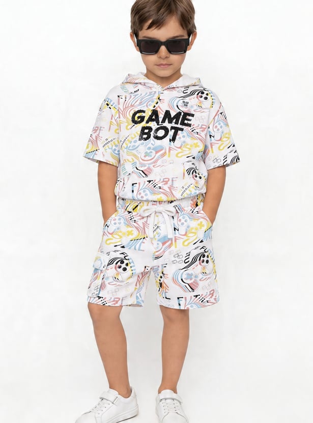 FAME FOREVER Boys Printed Shorts