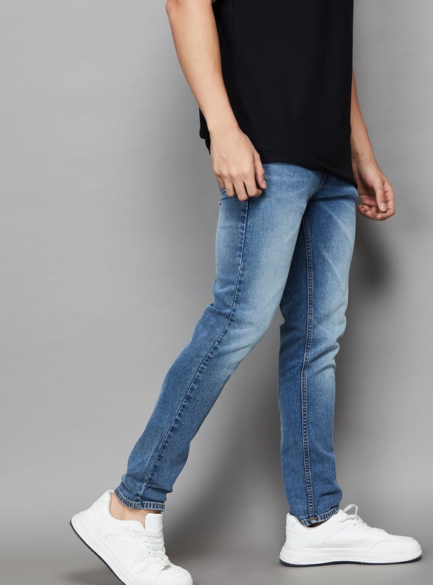 UNITED COLORS OF BENETTON Washed Slim Tapered Jeans