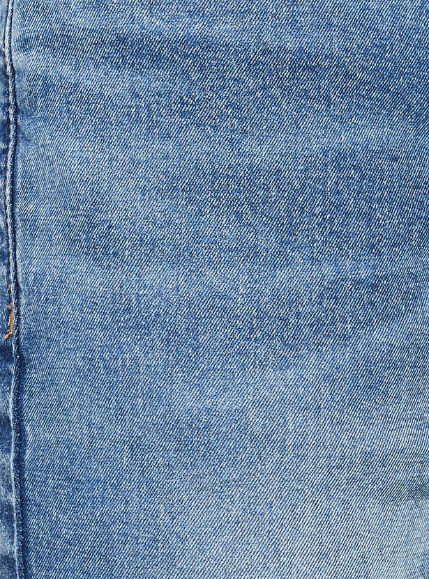UNITED COLORS OF BENETTON Washed Slim Tapered Jeans