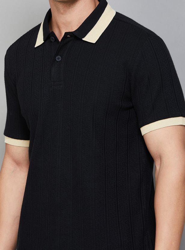 UNITED COLORS OF BENETTON Knitted Polo T-shirt