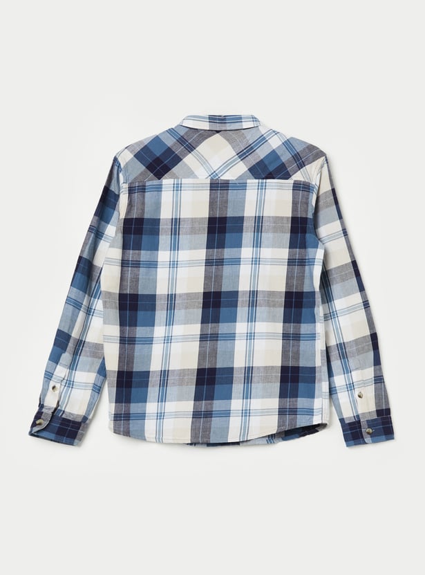 FAME FOREVER Boys Checked Shirt