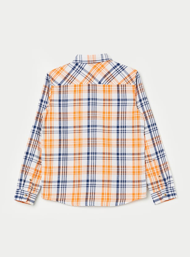 FAME FOREVER Boys Checked Shirts