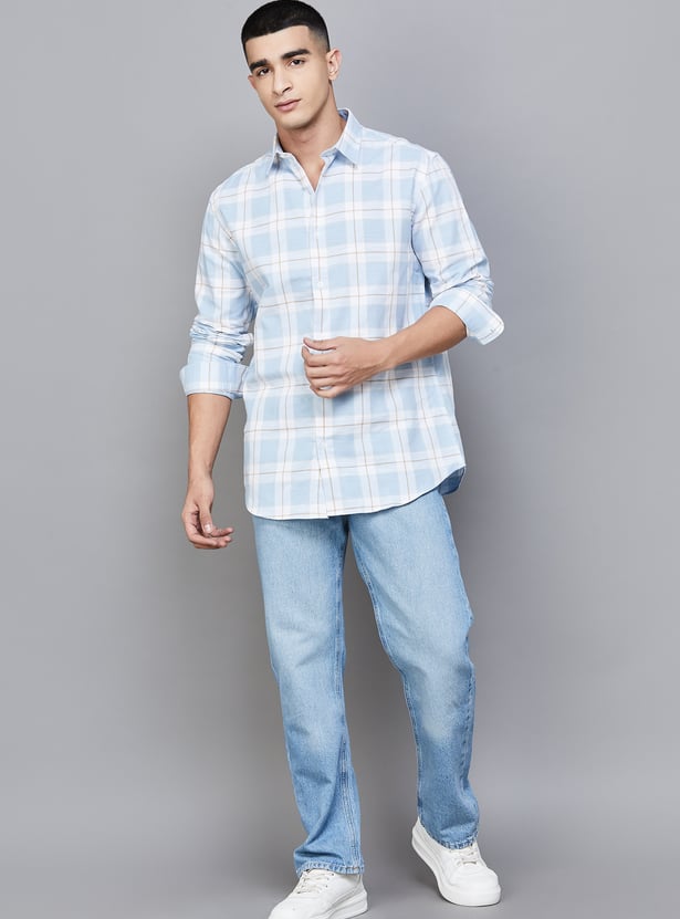 JACK & JONES Checked Regular Fit Shirt