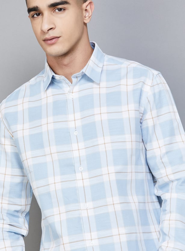 JACK & JONES Checked Regular Fit Shirt