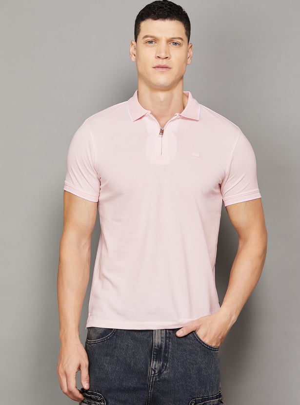 JACK & JONES Solid Polo T-shirt