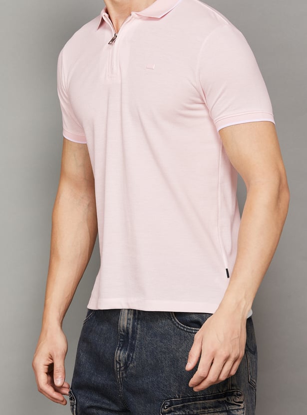 JACK & JONES Solid Polo T-shirt