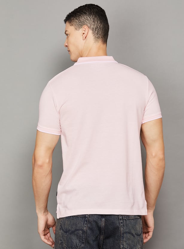 JACK & JONES Solid Polo T-shirt