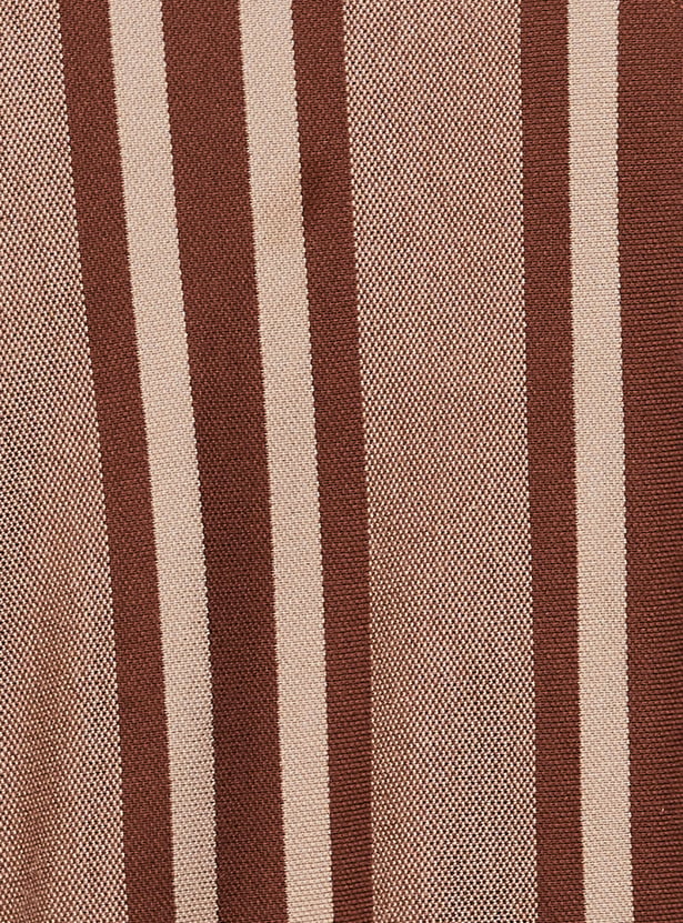 ALLEN SOLLY Striped Polo T-shirt