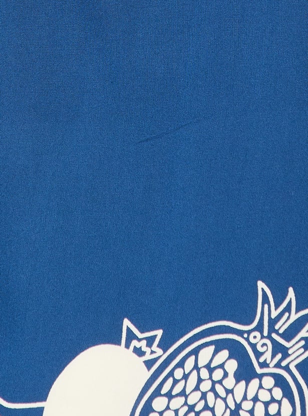MELANGE Floral Print Straight Kurta