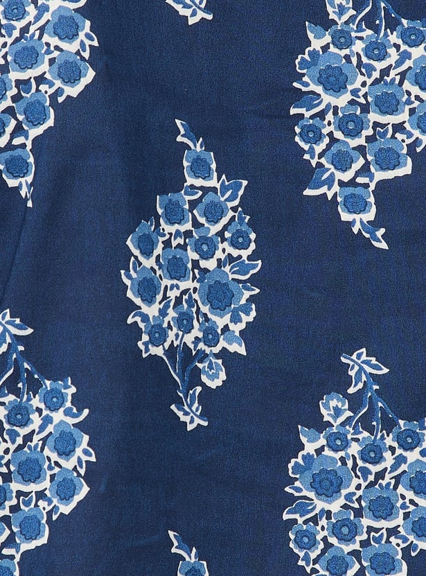 MELANGE Floral Print Straight Kurta