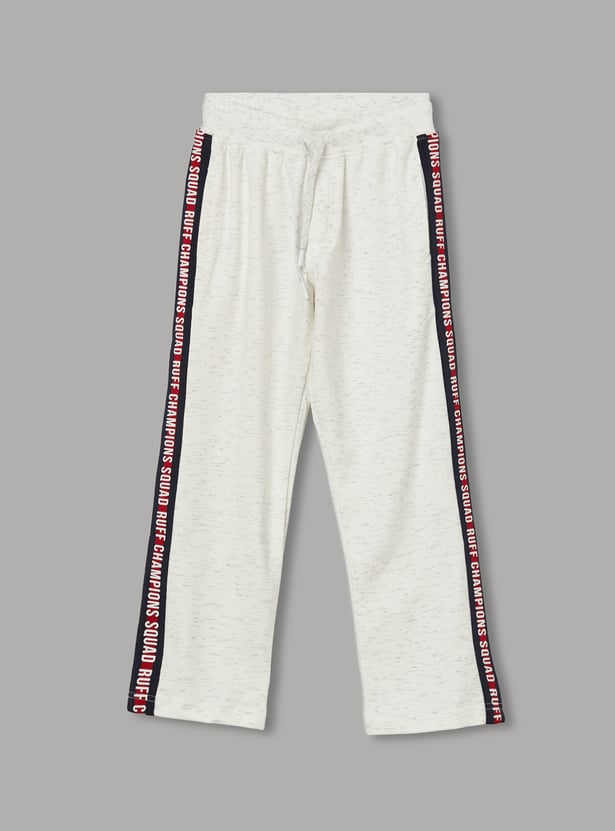 RUFF KIDS Boys Track Pants with Side Taping