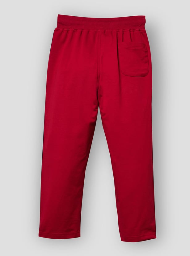 RUFF KIDS Boys Track Pants with Side Taping