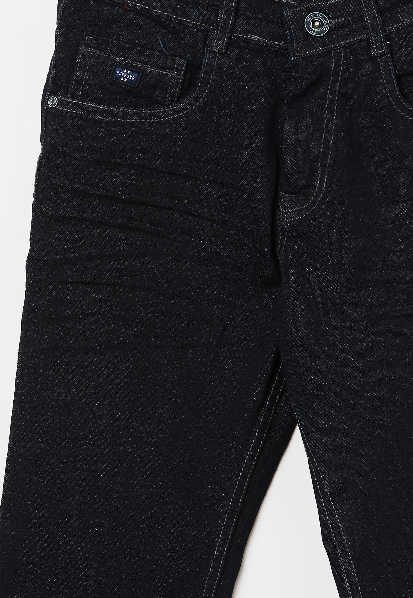 RUFF KIDS Boys Mid Wash Bootcut Jeans
