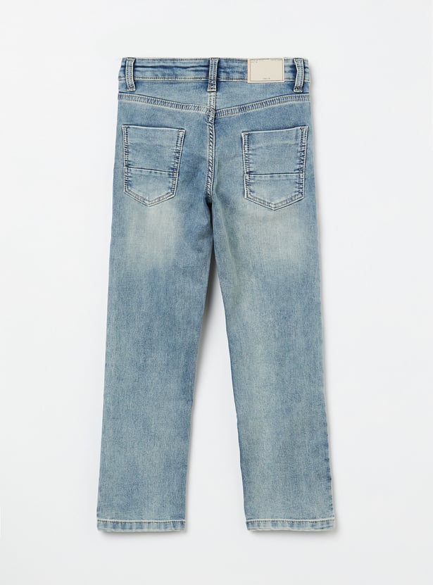 RUFF KIDS Boys Washed Straight Fit Jeans