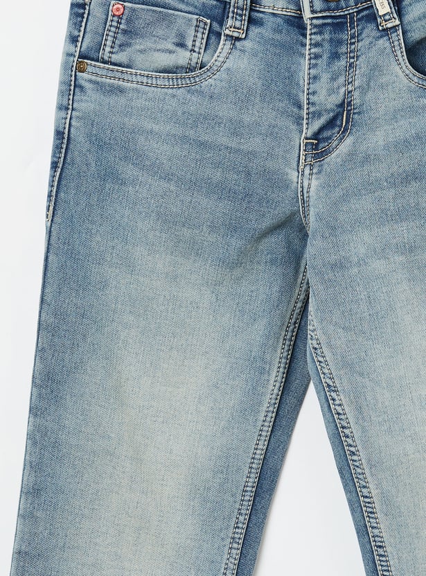RUFF KIDS Boys Washed Straight Fit Jeans