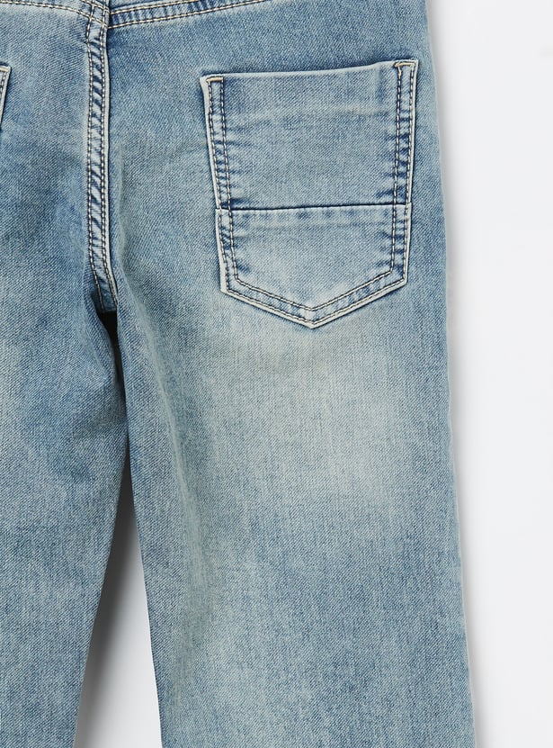 RUFF KIDS Boys Washed Straight Fit Jeans