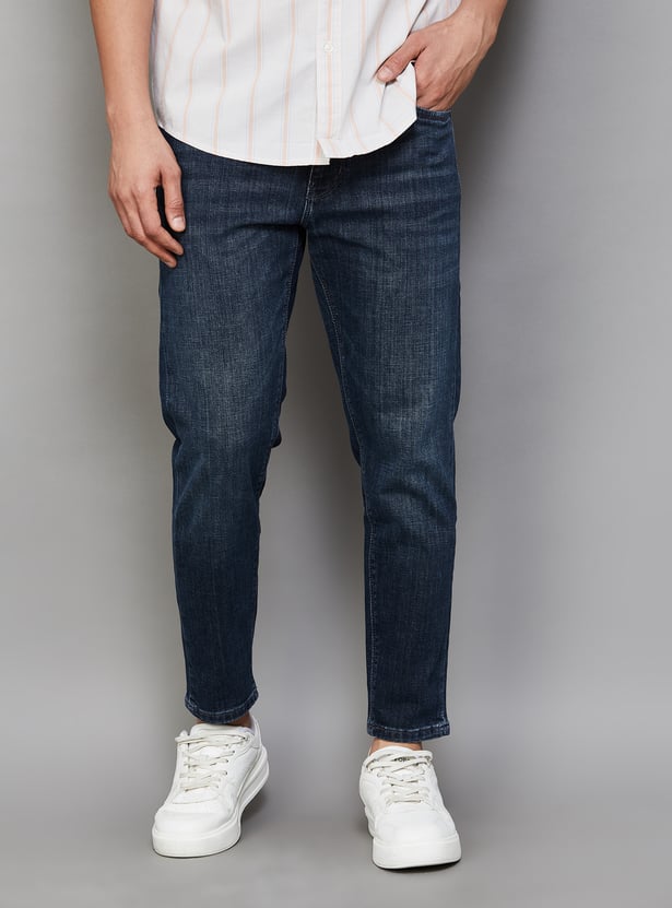 FLYING MACHINE Washed Regular Tapered Jeans