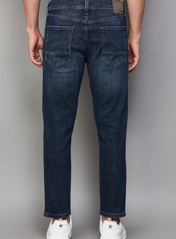 FLYING MACHINE Washed Regular Tapered Jeans