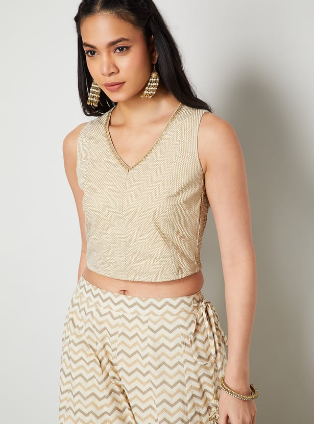MELANGE Printed Top