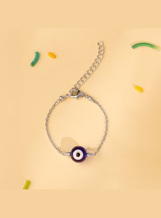 GIVA Evil Eye Cutie Sterling Silver Anklet