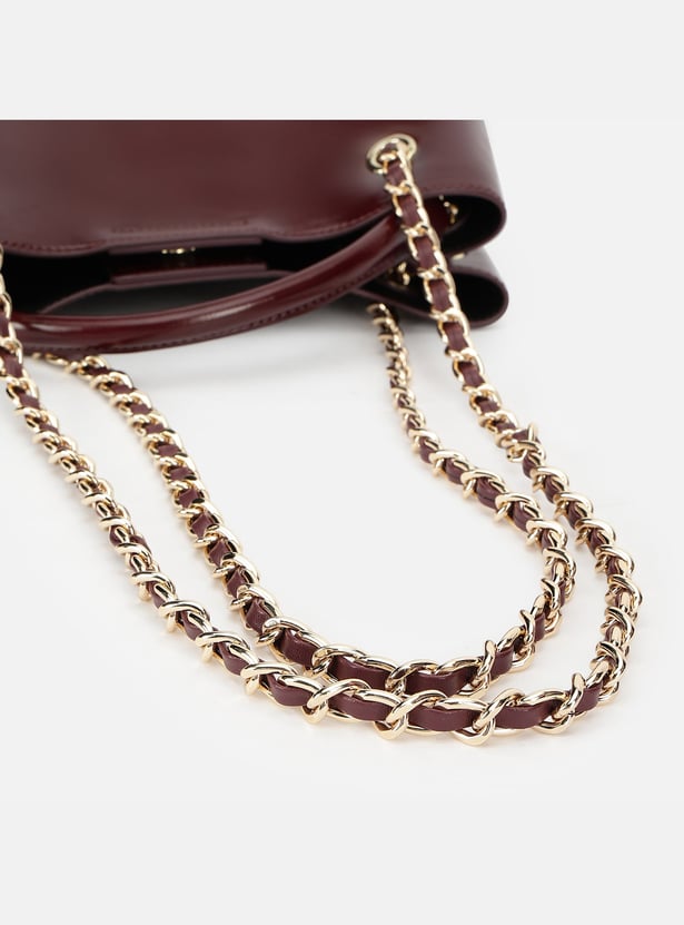 IRTH Solid Shoulder Bag