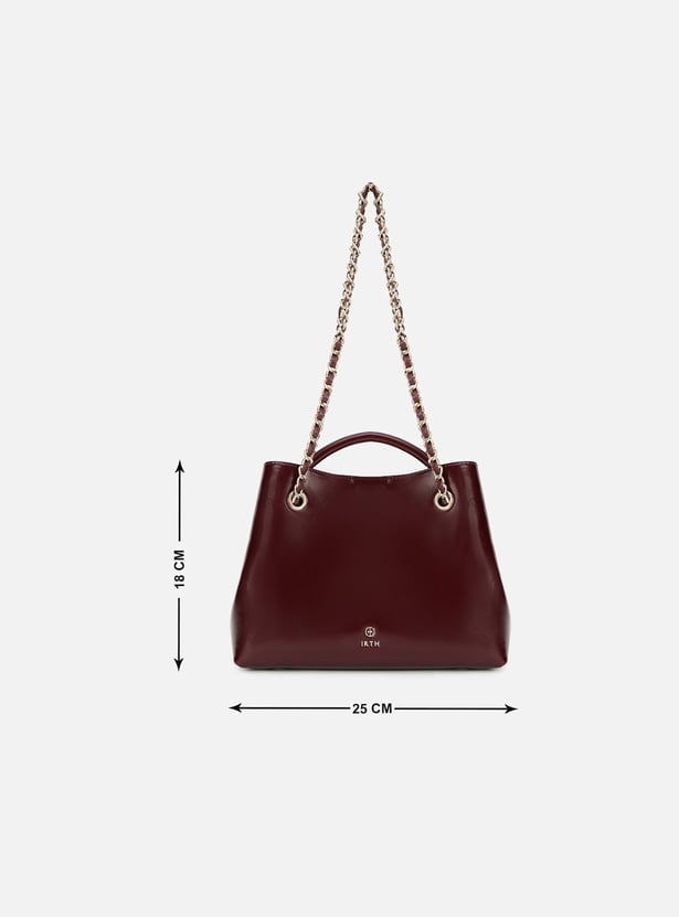 IRTH Solid Shoulder Bag
