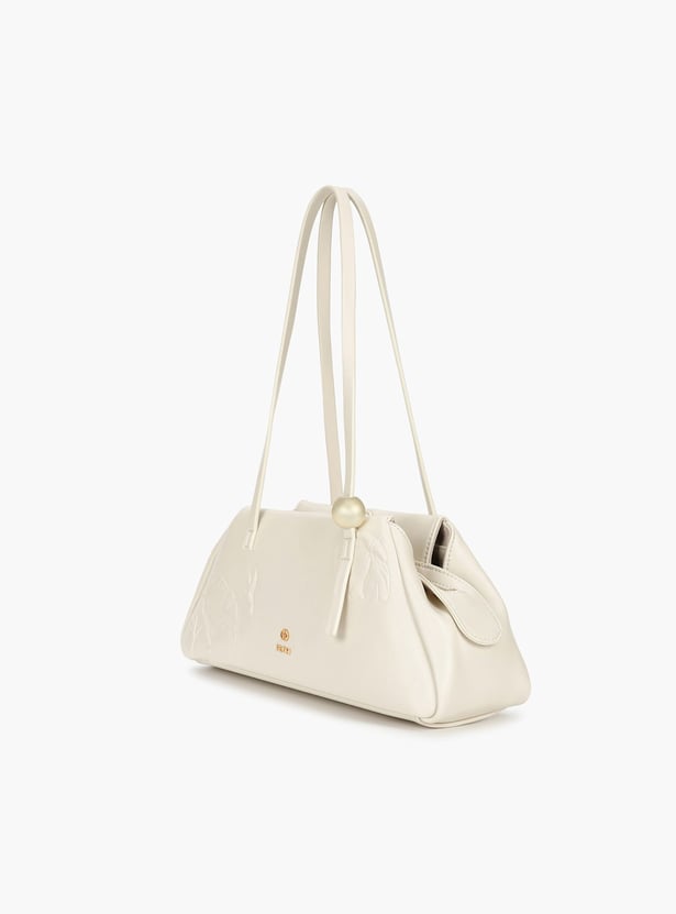 IRTH Embossed Shoulder Bag
