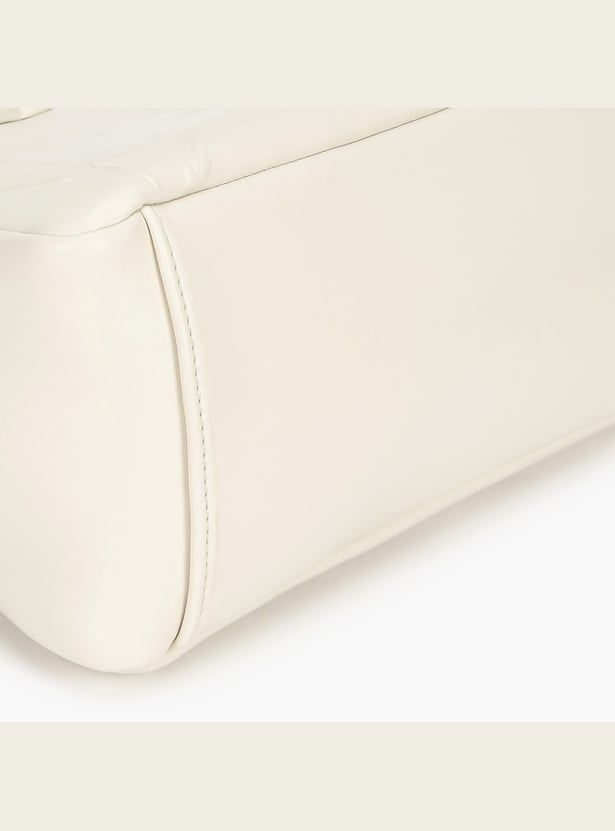 IRTH Embossed Shoulder Bag