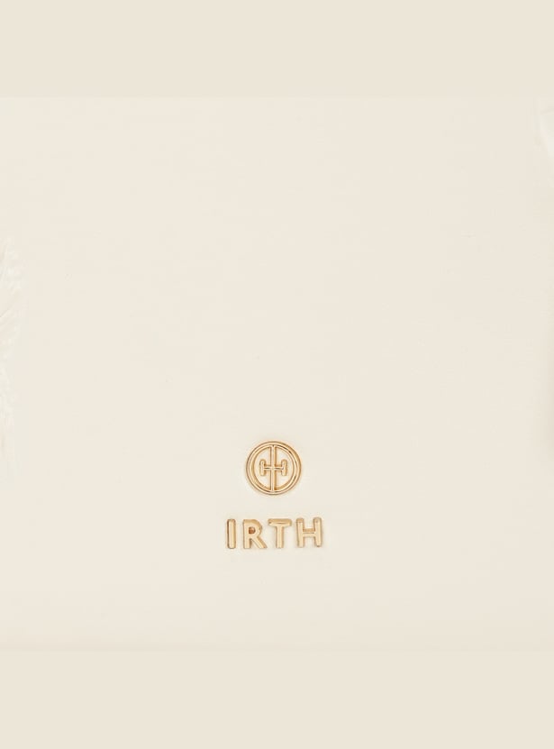 IRTH Embossed Shoulder Bag
