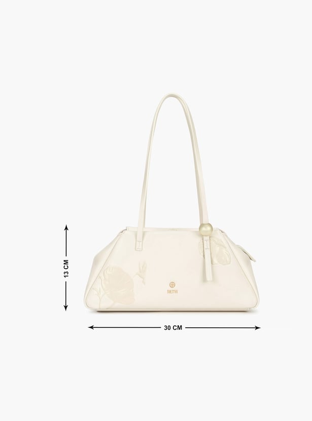 IRTH Embossed Shoulder Bag
