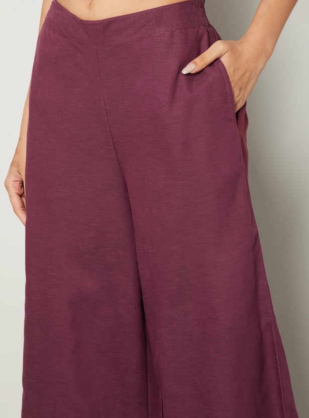 MELANGE Solid Palazzos