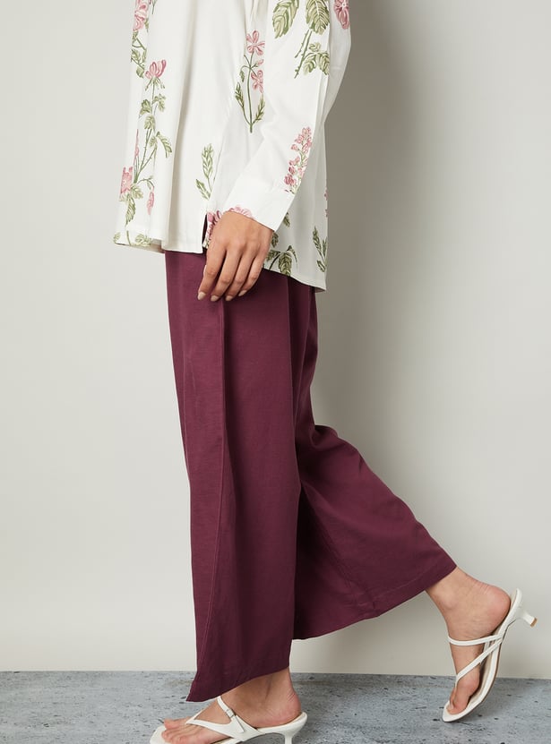 MELANGE Solid Palazzos