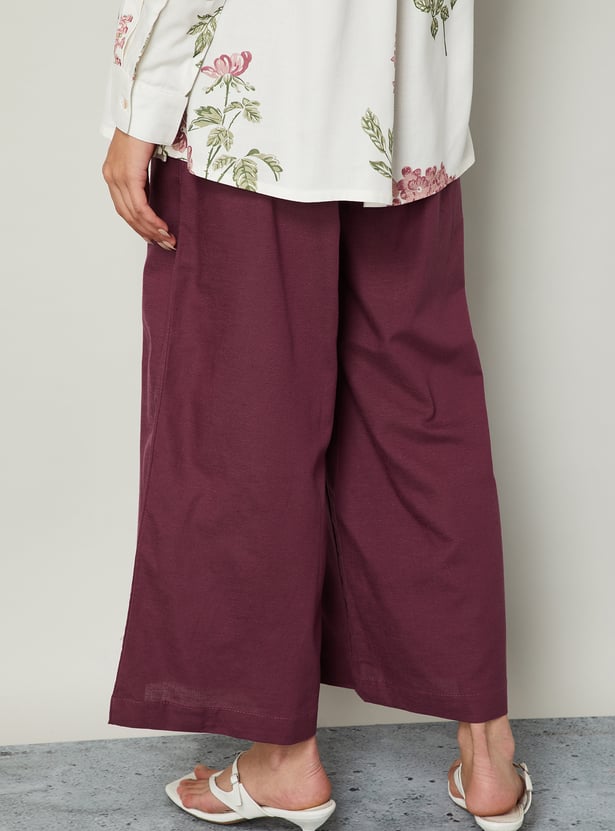 MELANGE Solid Palazzos