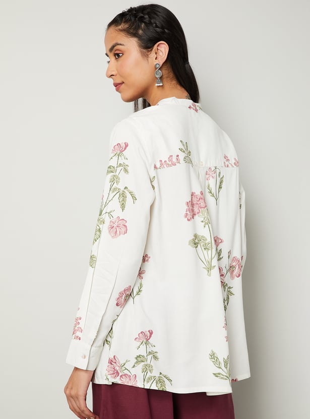 MELANGE Floral Print Tunic