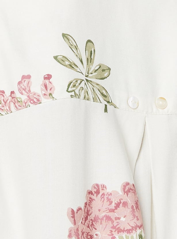 MELANGE Floral Print Tunic