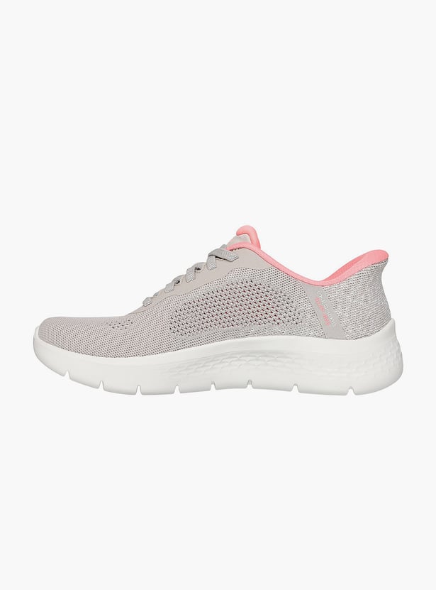 SKECHERS Go Walk Lace-Up Air-Cooled Sports Shoes