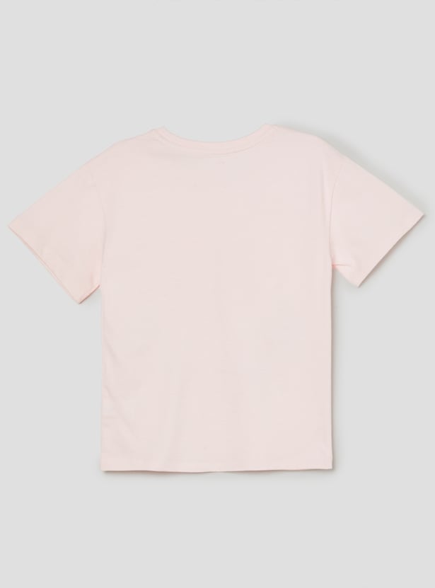 Kidsville Barbie Printed T-shirt