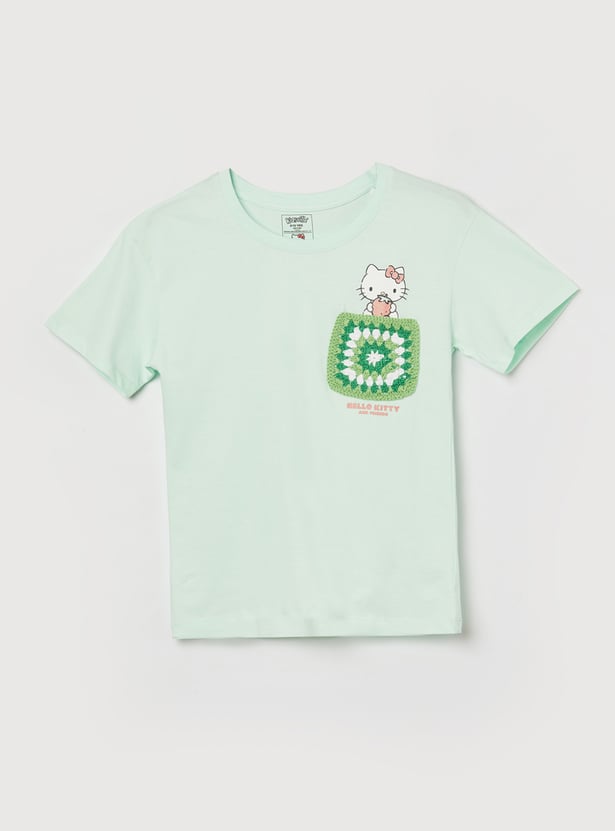 KIDSVILLE Girls Hello Kitty T-shirt
