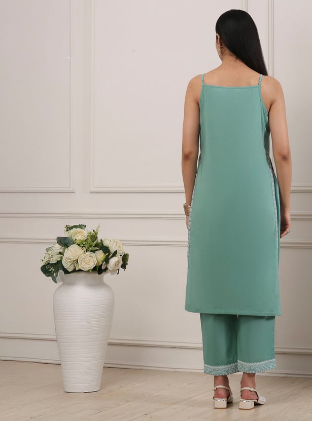 BIBA Printed Straight Kurta Set