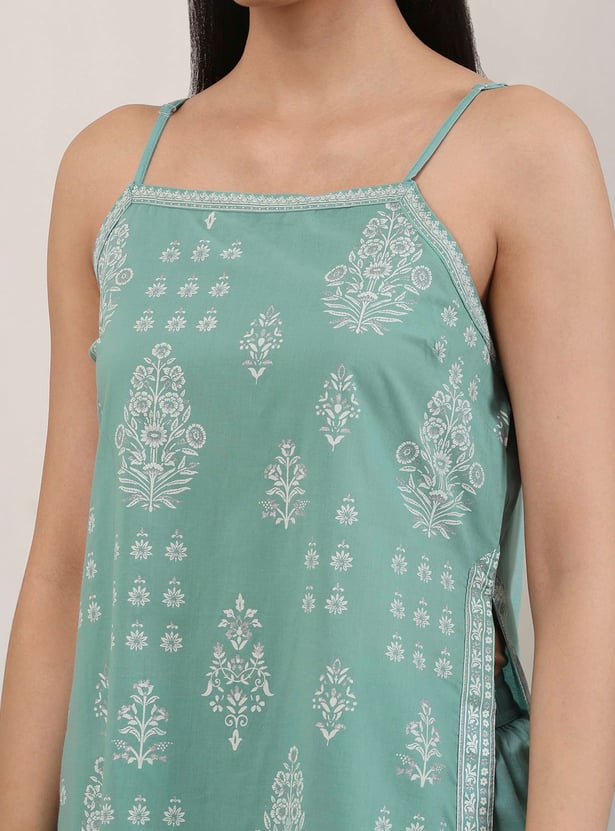 BIBA Printed Straight Kurta Set