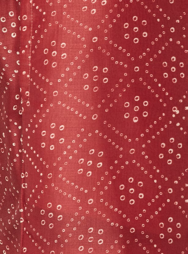 MELANGE Bandhani Straight Kurta Set